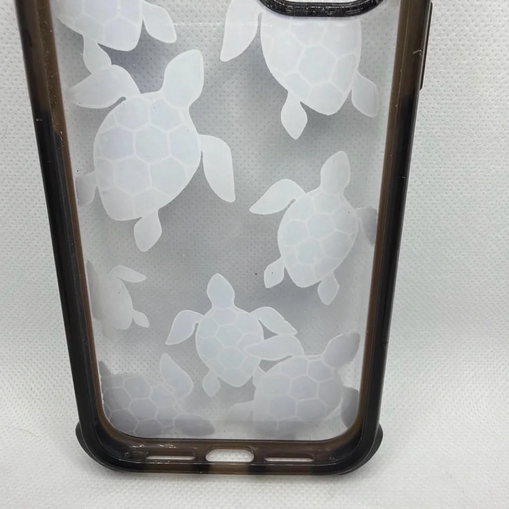 Casetify Blue & Purple Sea Turtle Clear iPhone 11 Case